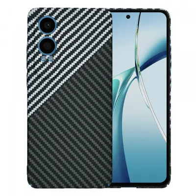 Husa pentru OnePlus Nord CE4 Lite, Techsuit, Carbonite FiberShell, Neagra Gri