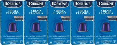 Capsule de cafea Borbone - Crema Classica, 50 băuturi