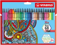 Set carioci Stabilo Pen 68 - 30 culori