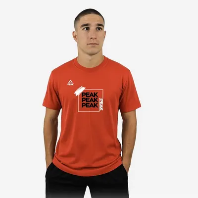 Tricou bumbac Peak X3 Rosu Senirori