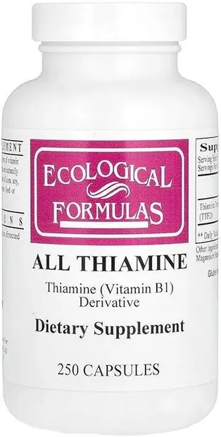 All Thiamine, 250 capsule, Ecological Formulas