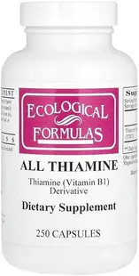 All Thiamine, 250 capsule, Ecological Formulas