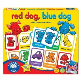 Joc educativ loto in limba engleza Catelusii RED DOG BLUE DOG