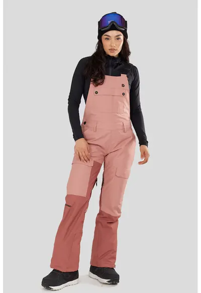 Salopeta cu vatelina - pentru schi Sakura - Roz pastel