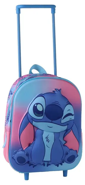 Ghiozdan 3D pentru grădiniță cu roți Cerda Stitch