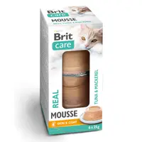Brit Care Cat Mousse with Real Tuna and Mackerel 6x25 g