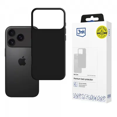 Husa pentru Apple iPhone 17 Pro Max, 3MK, Neagra Mata