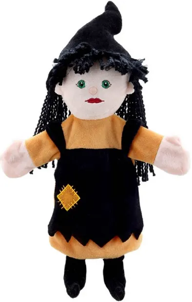Păpușă pentru teatru de păpuși The Puppet Company - Vrajitoare, 38 cm