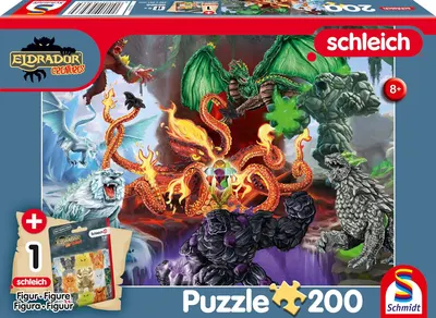 Puzzle pentru copii Schmidt din 200 piese - Creaturi înfricoșătoare