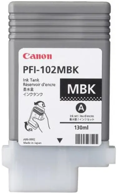 Cartuș cu cerneală Canon PFI-102, pentru imagePROGRAF iPF500/700, matte black