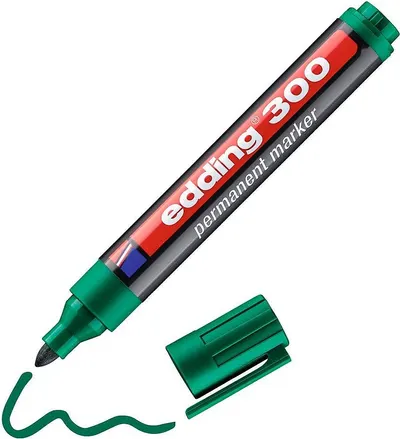 Marker permanent Edding 300 - Verde