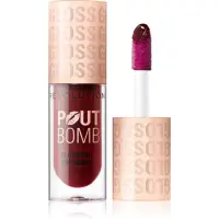 Revolution Pout Bomb lip gloss cu efect de crestere culoare Jelly Berry Mauve 4.6 ml