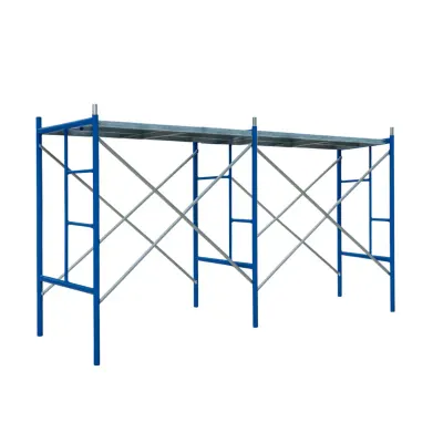 Schela circulabila -albastra- din otel H1700*L3600*W1219 mm cu extensie
