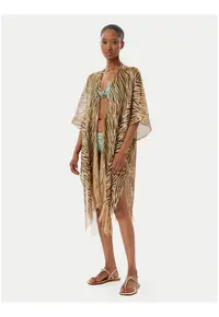 Kimono dama animal print - multicolor - maneca 3/4 - Multicolor