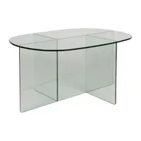 Măsuță de cafea din sticlă 60x80 cm Linea – Zuiver