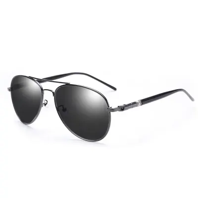 Ochelari de soare unisex, SG038, Gri inchis