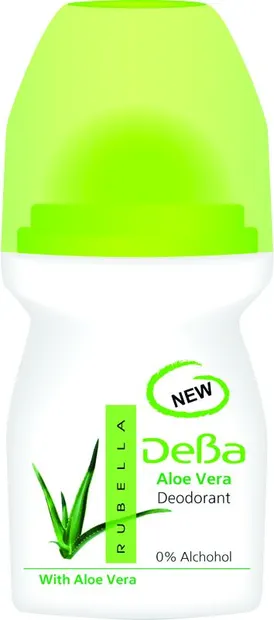 Deva Roll-on antiperspirant cu aloe vera, 50 ml