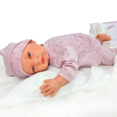 Papusa Nines D Onil, Celia, nou-nascut, premium, cu miros de vanilie, 1700 gr, 48 cm