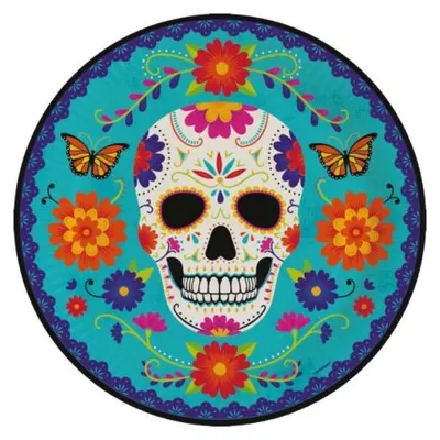 Farfurii dia de los muertos 23 cm