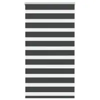vidaXL Jaluzea tip zebra neagră lățime țesătură 85,9 cm poliester