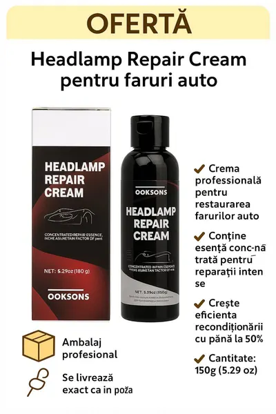 Headlamp Repair Cream pentru faruri auto Engros