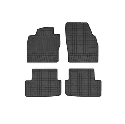 Set covorase auto din cauciuc Seat Ibiza 2017- prezent; Vw Polo 6 2017- prezent, presuri FROGUM, Negru