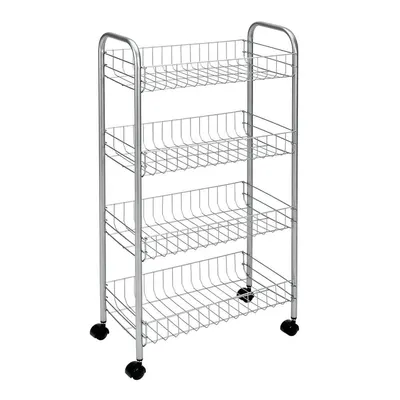 Raft mobil din metal, argintiu 41x84 cm Ascona - Metaltex