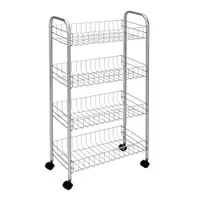 Raft mobil din metal, argintiu 41x84 cm Ascona - Metaltex