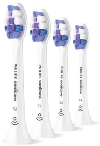 Capete de rezervă Philips Sonicare - Sensitive S2, 4 buc, albe