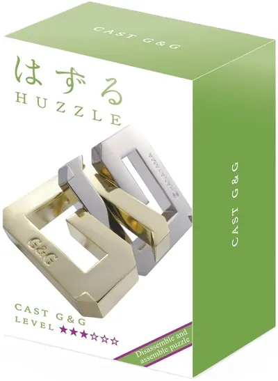 Puzzle logic metalic Hanayama - Cast Puzzle G&amp;G Huzzle