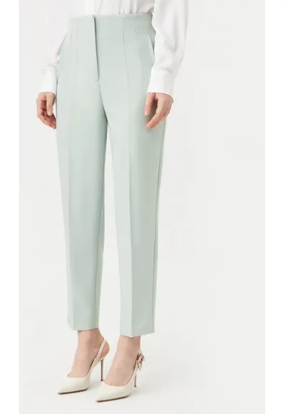 Pantaloni dama - 304783869 - Poliester reciclat/Poliester - Verde