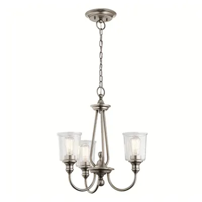 Corp de iluminat suspendat, lustra Waverly 3 Light Chandelier – Classic Pewter