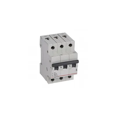 Siguranta automata MCB RX³ 6000 - 3P 400 V~ - 25 A - B curba - alimentare tip furca