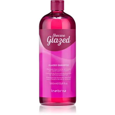 Inebrya Shecare Glazed Shampoo sampon pentru stralucire pentru un par stralucitor si catifelat 1000 ml