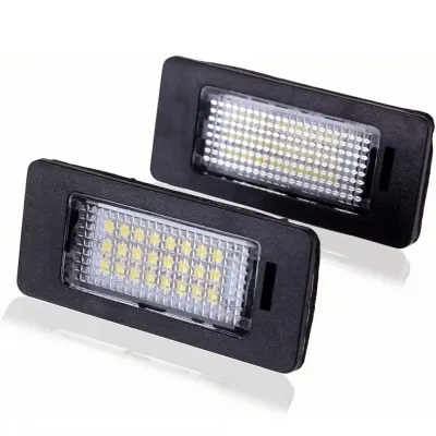 Set 2 Lampi Numar LED Canbus fara eroare BMW E39, E60, E61, E90, E91, E92, E93, E81, E82, X1/ E84, X5/E70, X6/E71