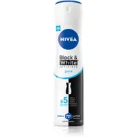 NIVEA Invisible Black & White Pure deodorant antiperspirant împotriva petelor albe și galbene