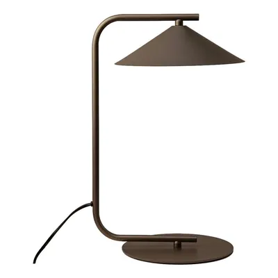 Veioză maro din metal (înălțime 42 cm) Nocte – Micadoni