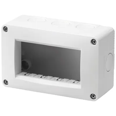 Doza aparenta 4 module IP40 gri Gewiss Chorus GW16504