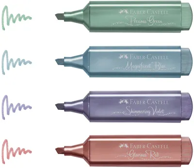 Set 4 markere - Metallic