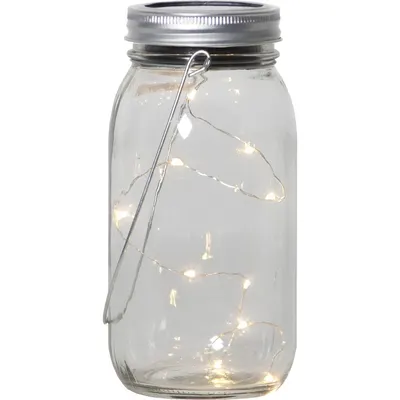 Decorațiune cu LED Star Trading Jamjar, înălțime 18 cm
