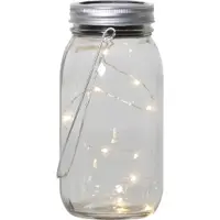 Decorațiune cu LED Star Trading Jamjar, înălțime 18 cm