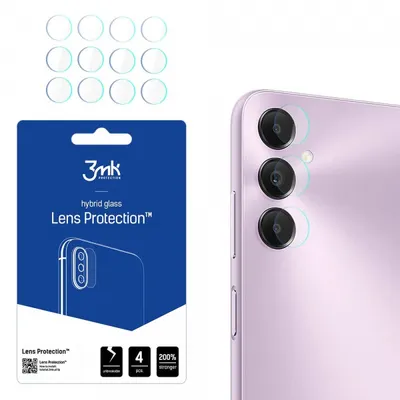 Folie de protectie Camera Spate 3MK Protection pentru Samsung Galaxy A05s A057, Sticla Flexibila, Set 4 bucati, Transparenta