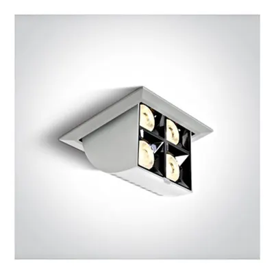 Troja Q LED 16W 1280lm 3000K 38° 220-240V IP20 alb
