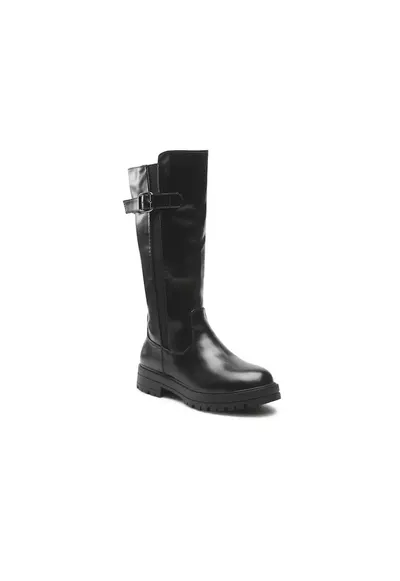 Ghete fete - 5904862392585 - Negru - Piele ecologica