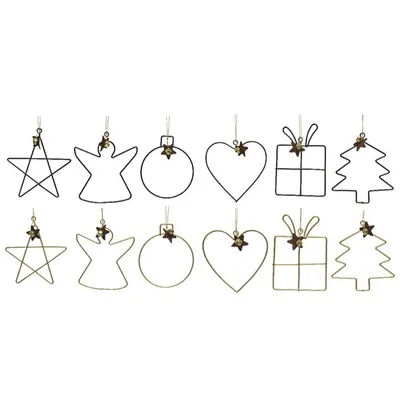 Decoratiune - Iron Figurine - Gold, Black - mai multe modele