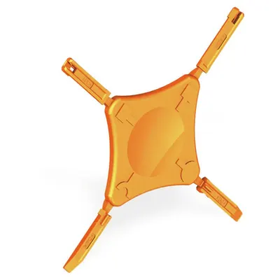 Coding key carrier; suitable for 3.5 mm pin spacing; orange