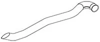 Racord evacuare (diametru:126,4mm 126,4mm, lungime:1700mm) potrivit SCANIA EURO 5