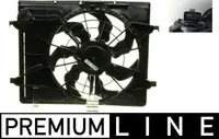 Ventilator radiator (cu carcasa) potrivit HYUNDAI ELANTRA IV, I30 2.0 06.06-06.12