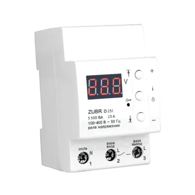 Releu monitorizare tensiune D25t,modular 25A