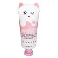 Crema hidratanta pentru maini si unghii cu parfum de fragi Fraise des bois, 60ml, Inuwet